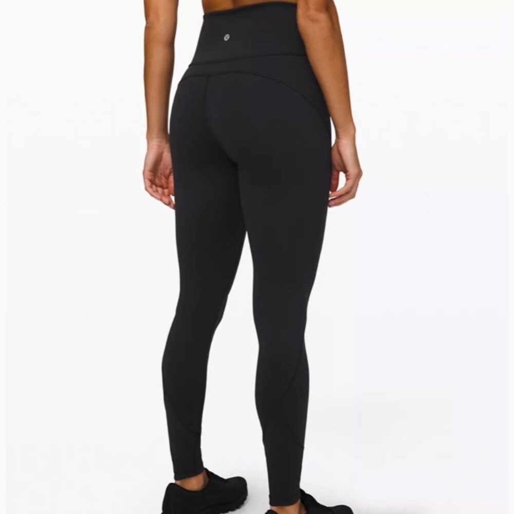 Lululemon In Movement 7/8 Black Leggings